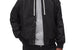 ECONYL SATIN NYLON STADIUM JACKET BLACK