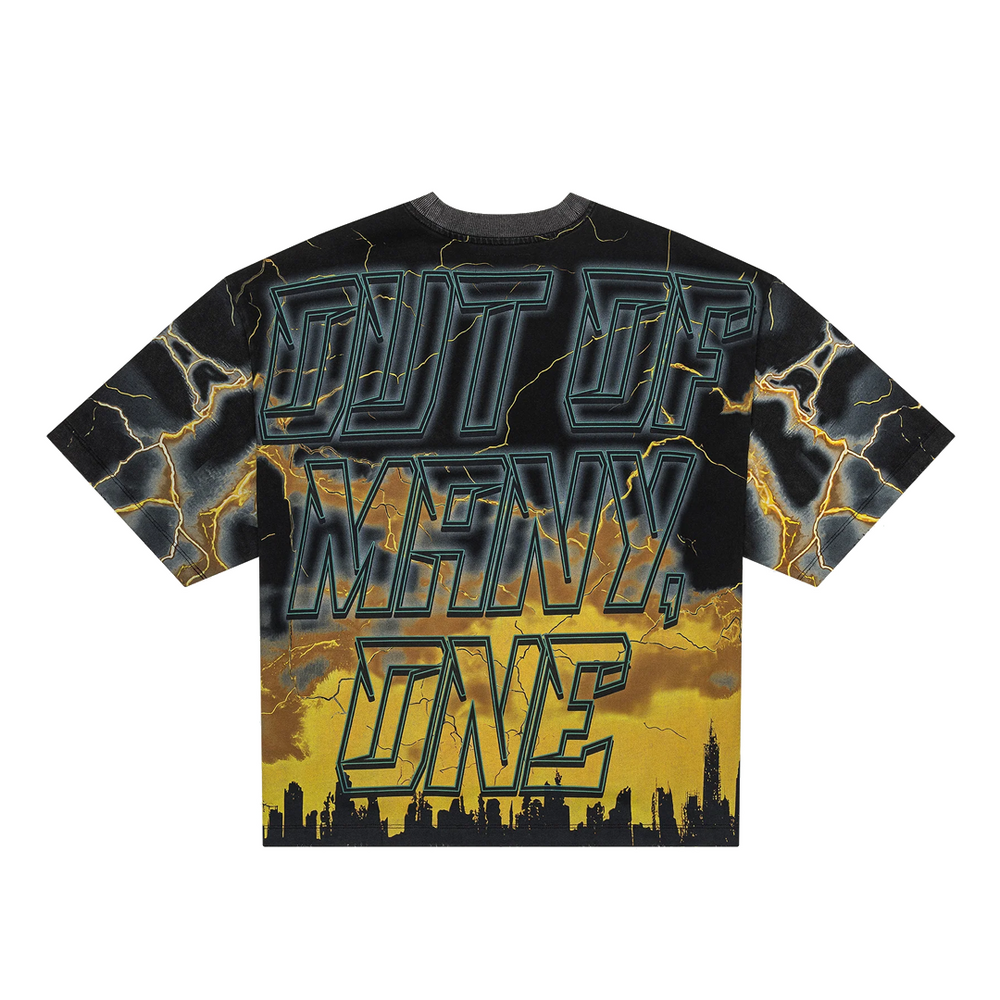 VOLTAGE T-SHIRT BLACK / YELLOW