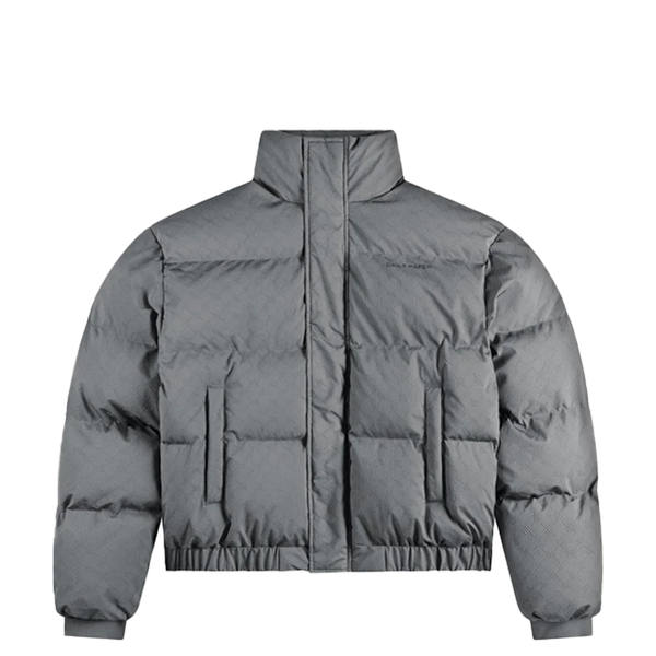 RENAKO MONOGRAM PUFFER JACKET VOLCANIC ASH