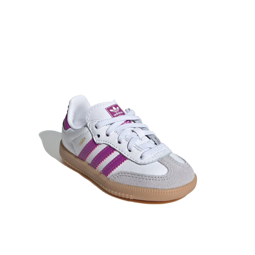 SAMBA OG SHOES KIDS CLOUD WHITE PURPLE BURST NRML