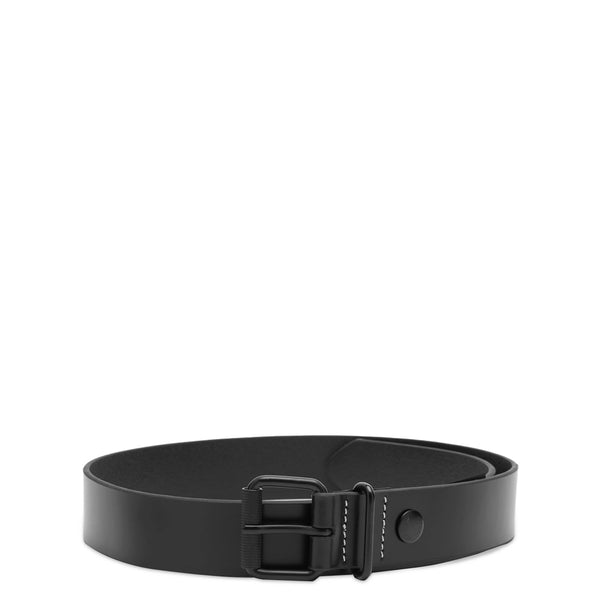 BOX LEATHER BELT BLACK