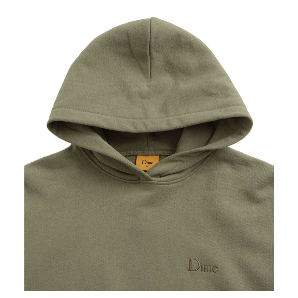 CLASSIC SMALL LOGO HOODIE WARM KAHKI