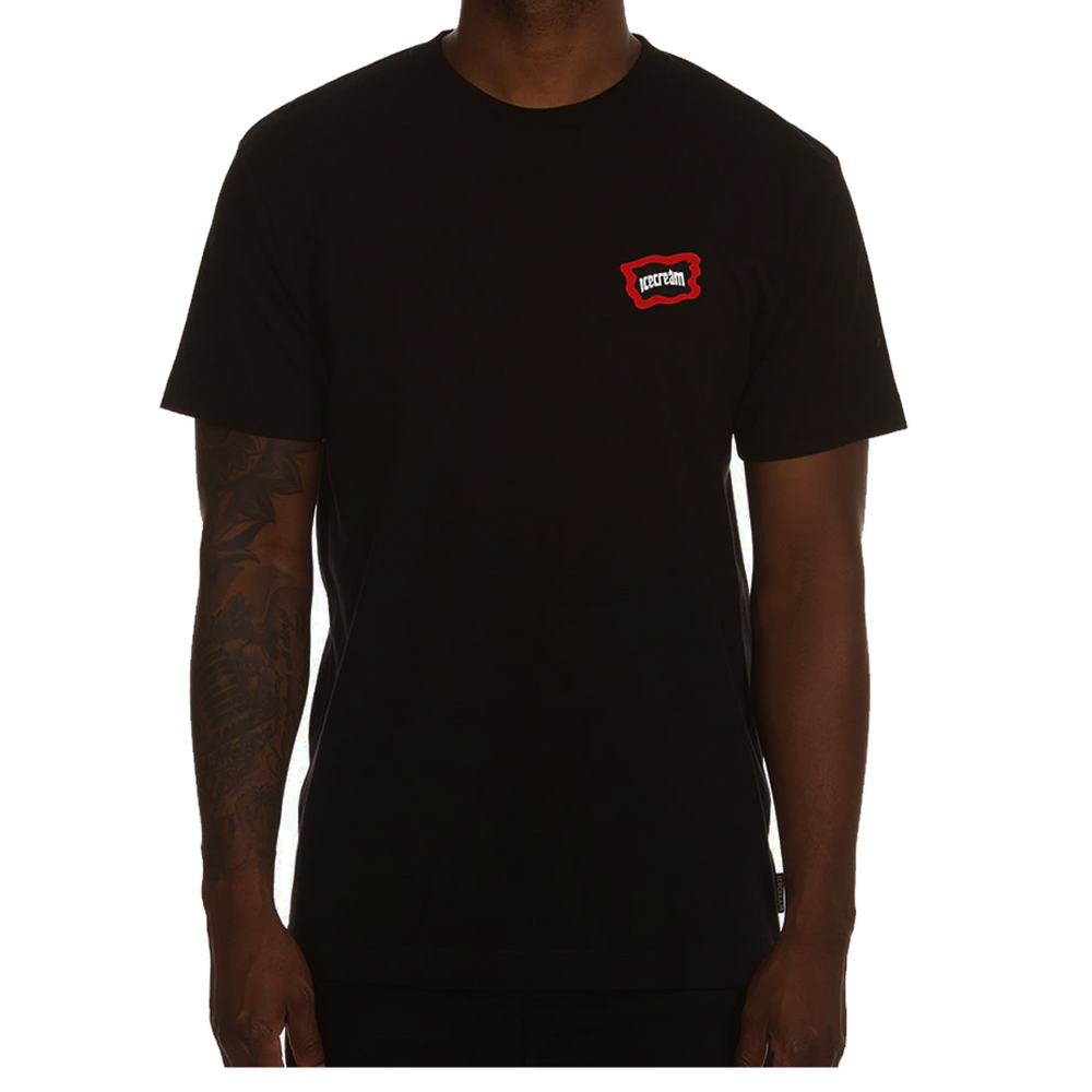 HE GIMME DA WATCH SHORT SLEEVE TEE BLACK