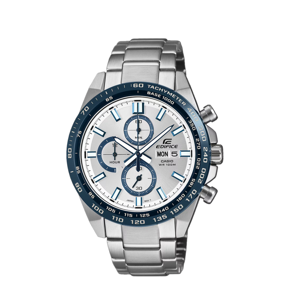 STANDARD CHRONOGRAPH EDIFICE WATCH SILVER EFR-574DE-7A