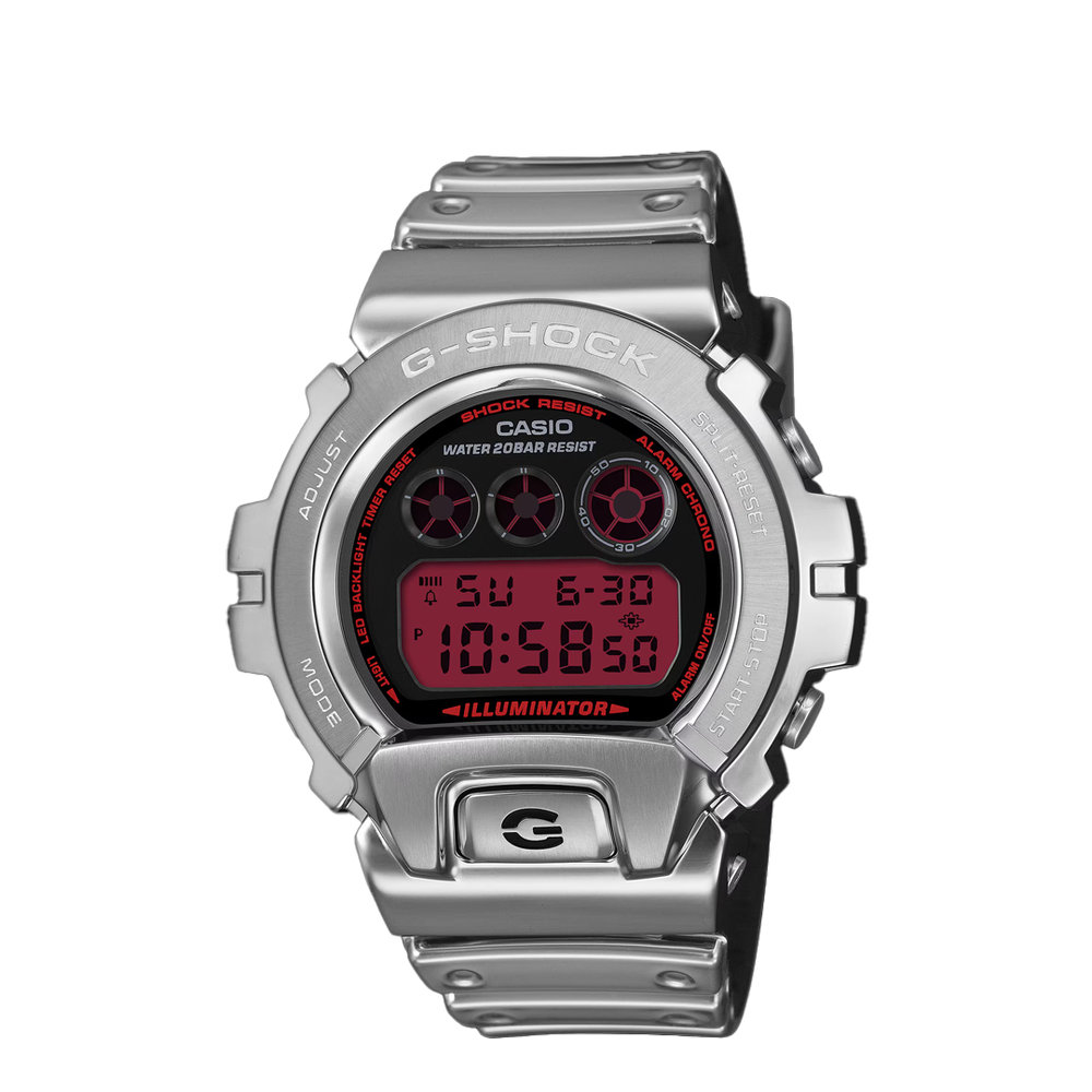 FINE METALLIC WATCH SILVER GM-6900YRA-8