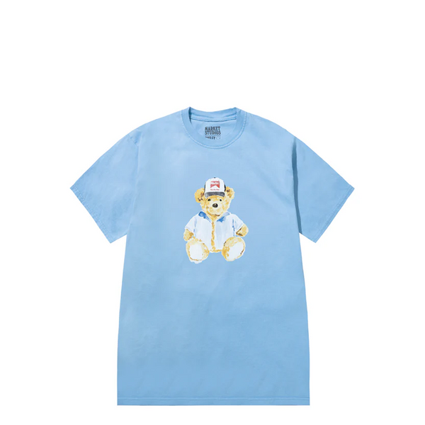 WATERCOLOR TEDDY T-SHIRT DUSK BLUE