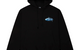 WAVE OVAL HOODIE BLACK