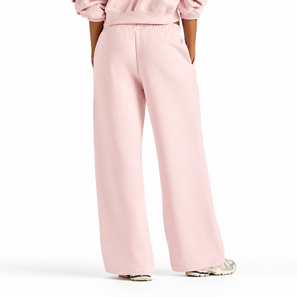 WOMEN'S TRACKSIDE FLEECE PANT PINK CHALK