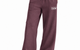 WOMEN'S TRACKSIDE FLEECE PANT BURGUNDY