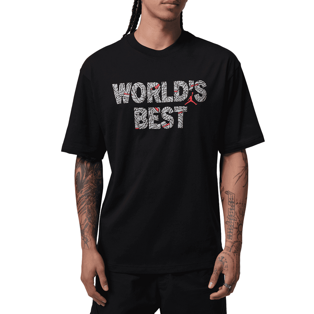 'WORLD'S BEST' JORDAN T-SHIRT BLACK