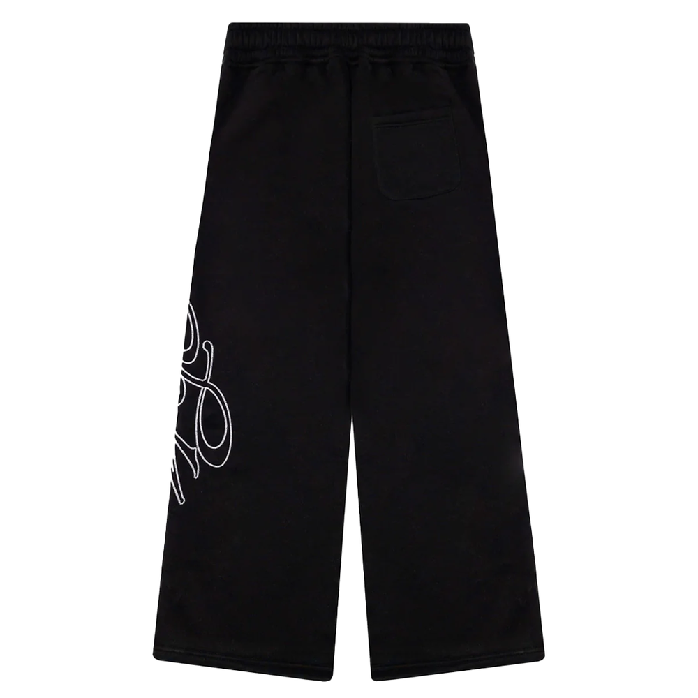 SIGNATURE WIDE PANT BLACK/WHITE