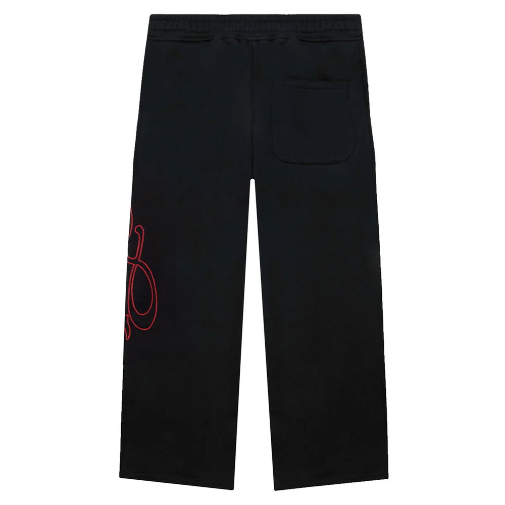 SIGNATURE WIDE PANT BLACK/RED