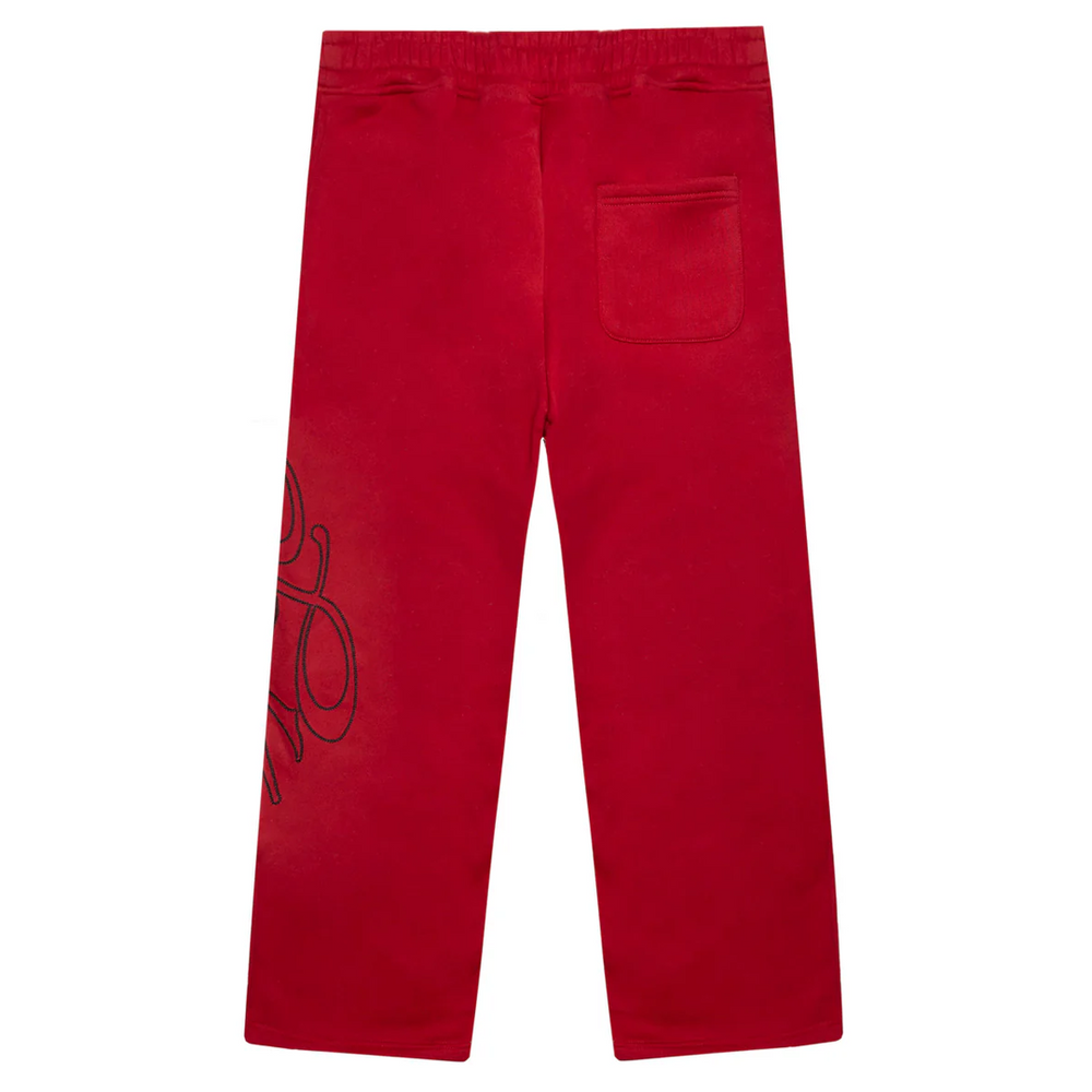 SIGNATURE WIDE PANT RED/ BLACK