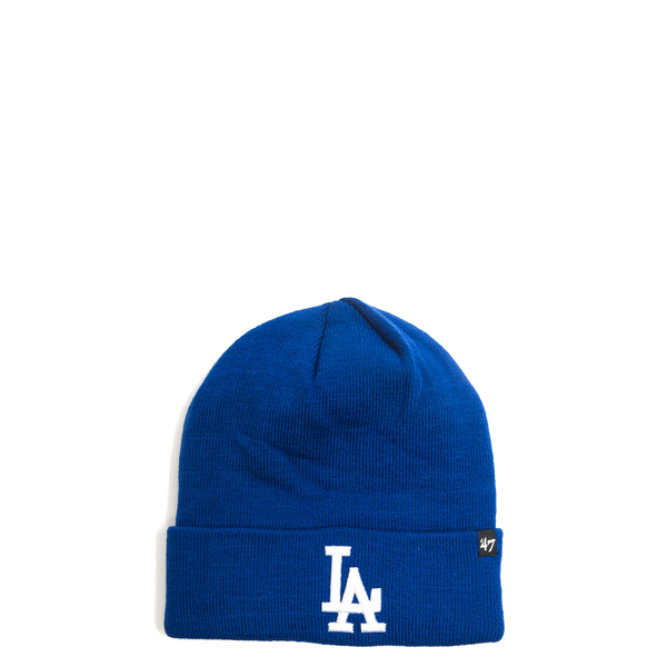 LOS ANGELES DODGERS RAISED CUFF KNIT BEANIE