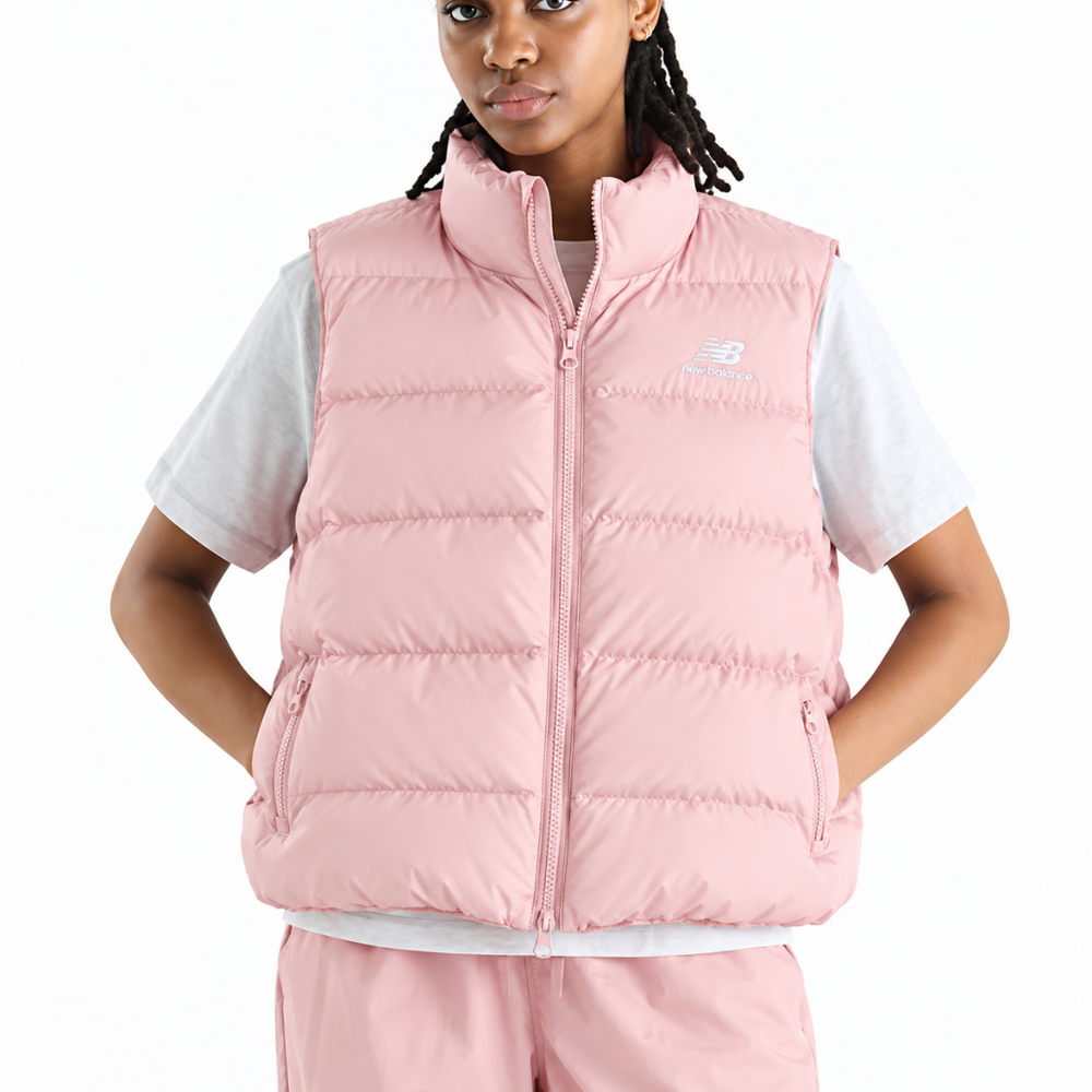 WOMEN'S BOSTON PUFFER VEST PINK