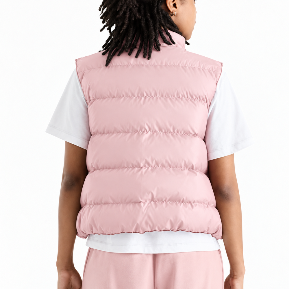 WOMEN'S BOSTON PUFFER VEST PINK