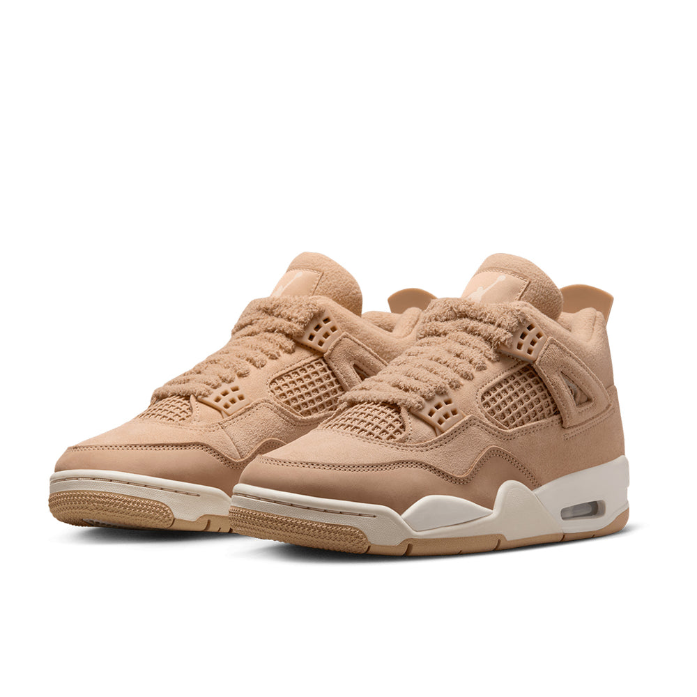 WOMEN'S AIR JORDAN 4 RETRO HEMP LIGHT/OREWOOD BROWN