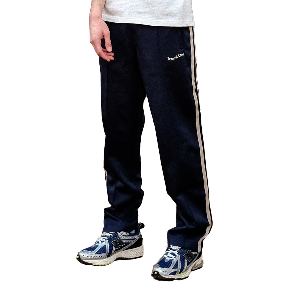 WORDMARK TRACKPANTS NAVY