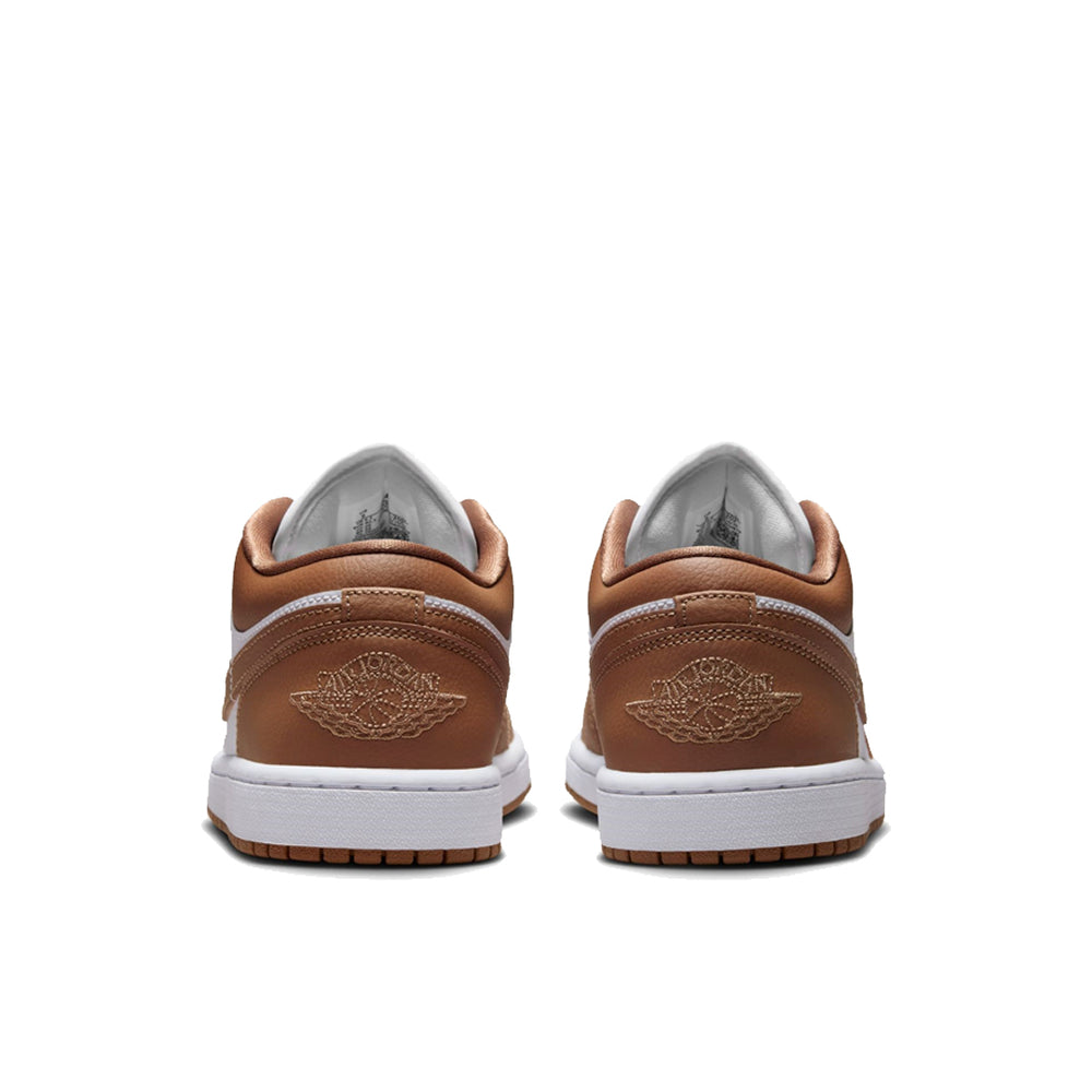 WOMEN'S AIR JORDAN 1 LOW ARCHAEO BROWN/WHITE