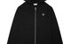 WORDMARK ZIP UP HOODIE BLACK