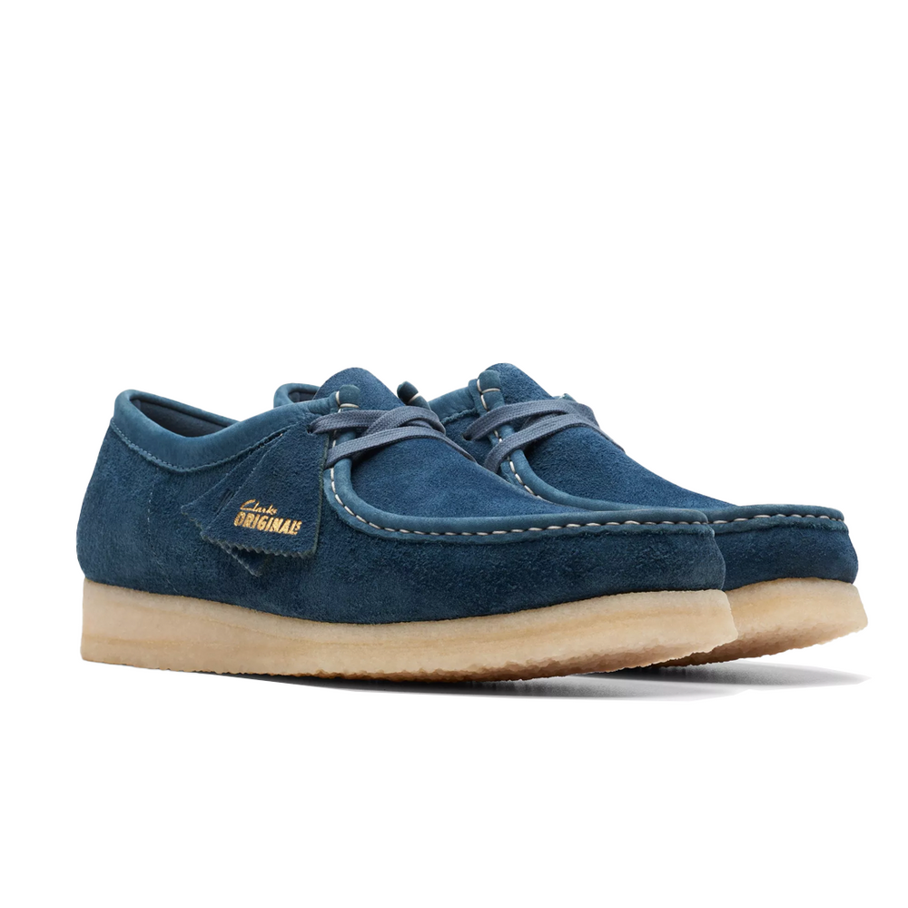 WALLABEE NAVY TEAL SUEDE NRML