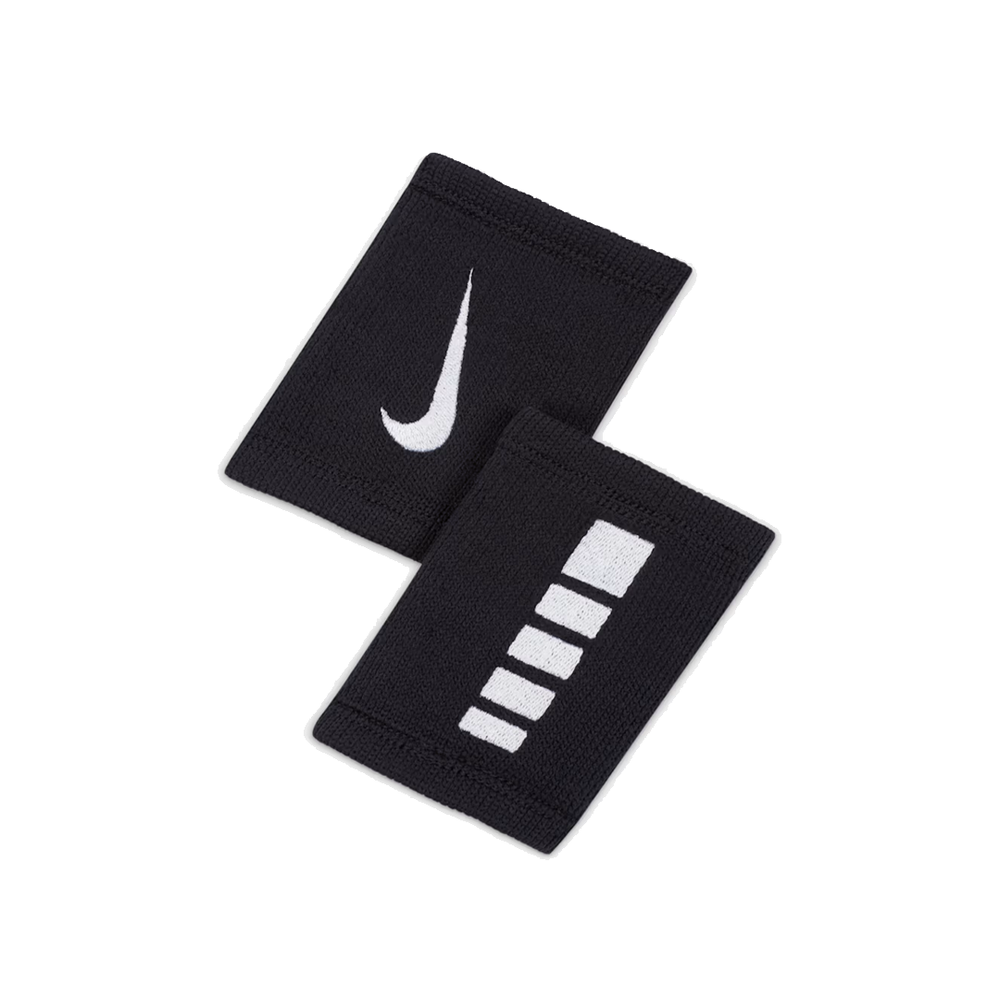 ELITE DOUBLEWIDE BLACK WRISTBANDS 2 PACK