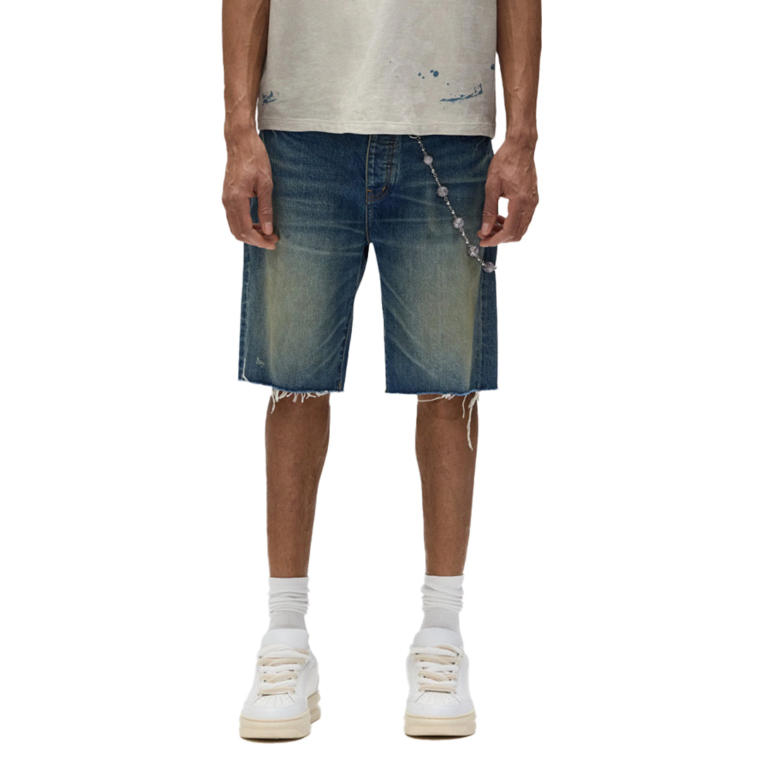 WORN VINTAGE SHORTS MID INDIGO – NRML