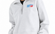 WOMEN'S ATHLETIC PREMIUM LOGO HALF ZIP ASH HEATHER