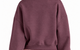 WOMEN'S TRACKSIDE FLEECE CREWNECK BURGUNDY