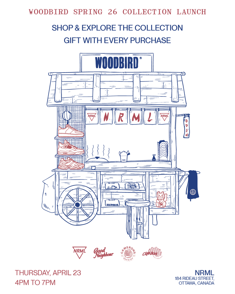 LIMITED EDITION WOODBIRD X NRML "FOOD TRUCK " T-SHIRT BLACK