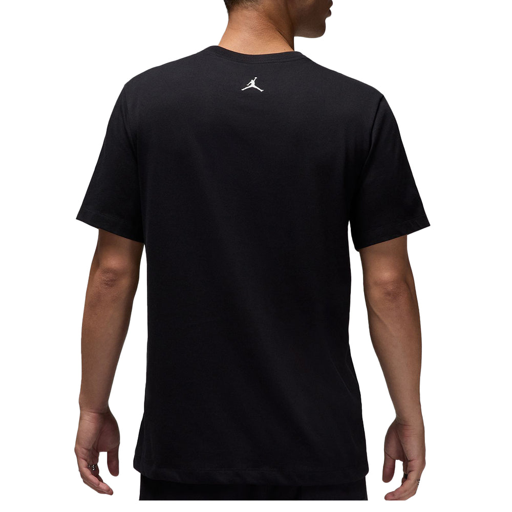 STIPPLED SHORT SLEEVE TEE BLACK