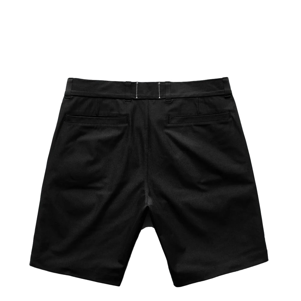 STRETCH WARP KNIT STANDARD COACH'S SHORT 9" BLACK