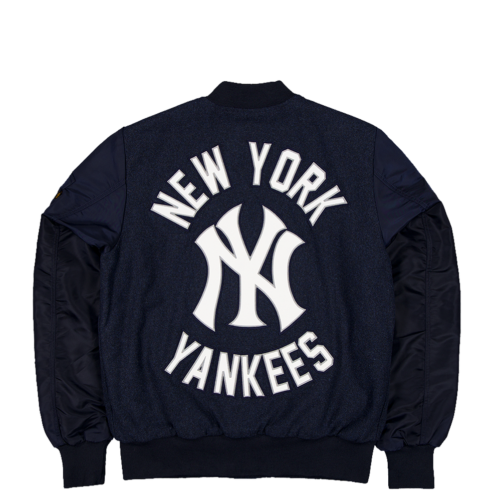 NEW ERA x ALPHA INDUSTRIES NEW YORK YANKEES MA1 JACKET NAVY