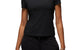 WOMEN'S SLIM SHORT SLEEVE TEE BLACK