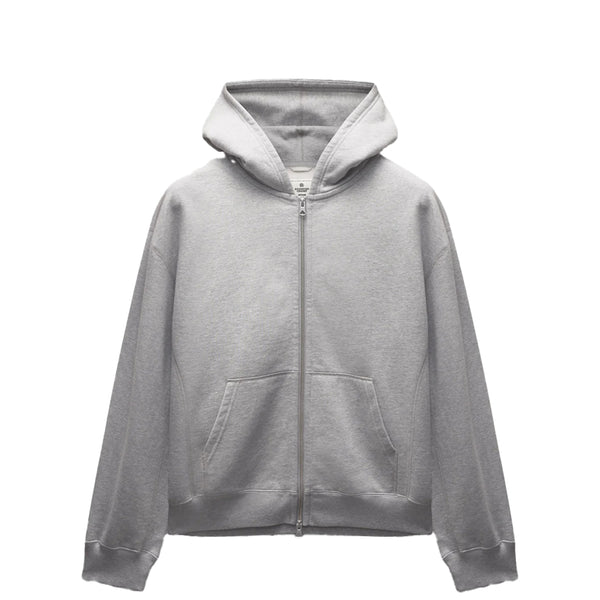 BRUSHED FLEECE '97 RELAXED ZIP HOODIE HEATHER GREY
