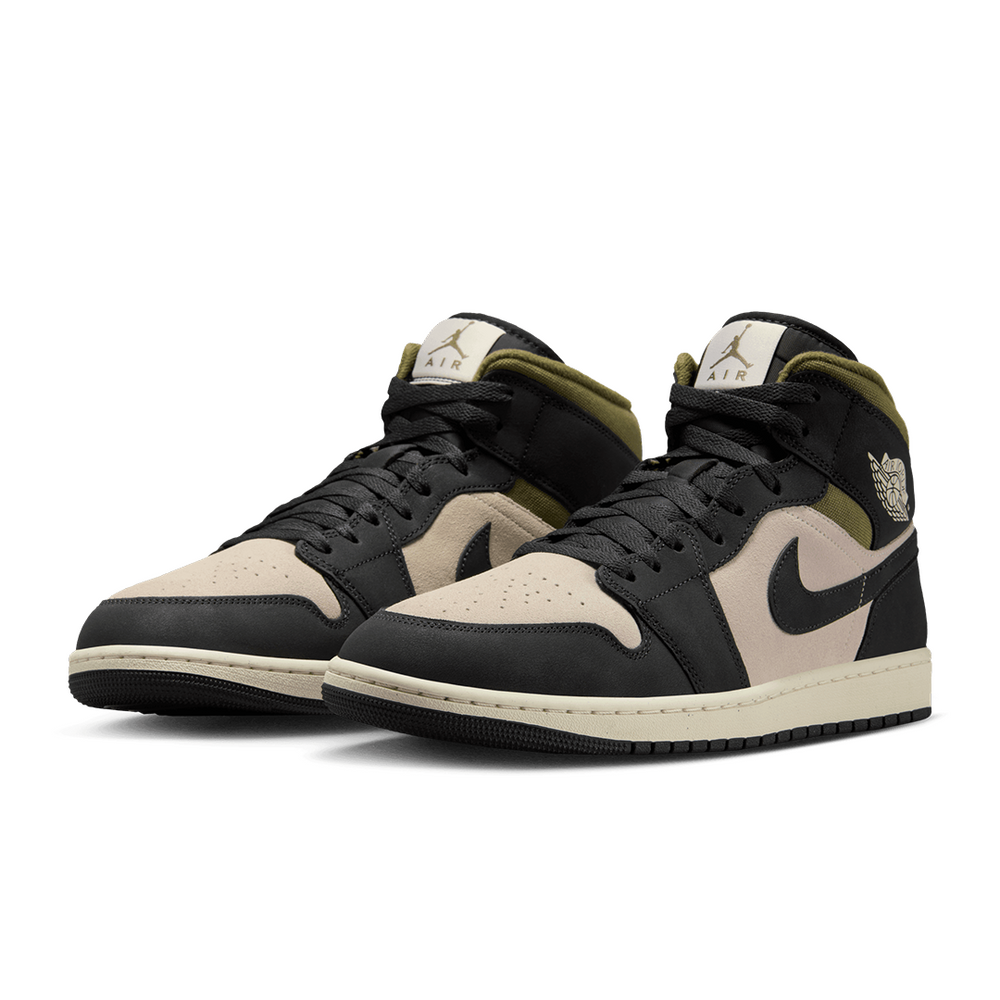 AIR JORDAN 1 MID SE LIGHT OREWOOD BROWN/OFF NOIR