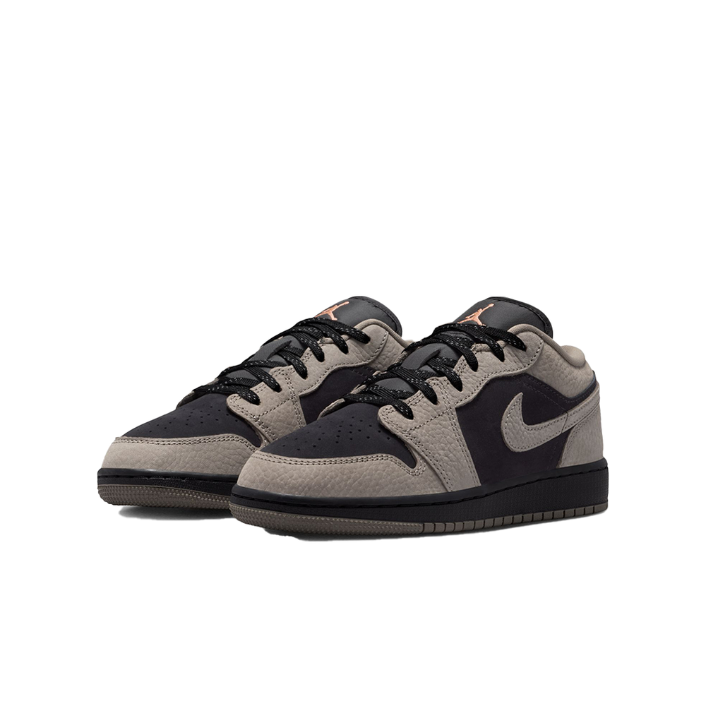 AIR JORDAN 1 LOW SE (GS) BLACK/OLIVE GREY