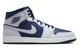 AIR JORDAN 1 MID BLUE VOID/PURE PLATINUM
