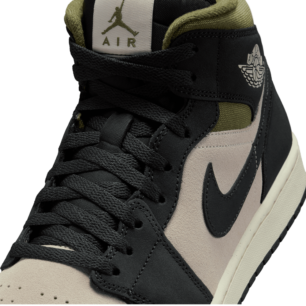 AIR JORDAN 1 MID SE LIGHT OREWOOD BROWN/OFF NOIR