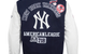 NEW YORK YANKEES AREA CODE RIB WOOL VARSITY JACKET MIDNIGHT NAVY