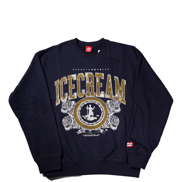 COLLEGE SWEATSHIRT BLACK IRIS