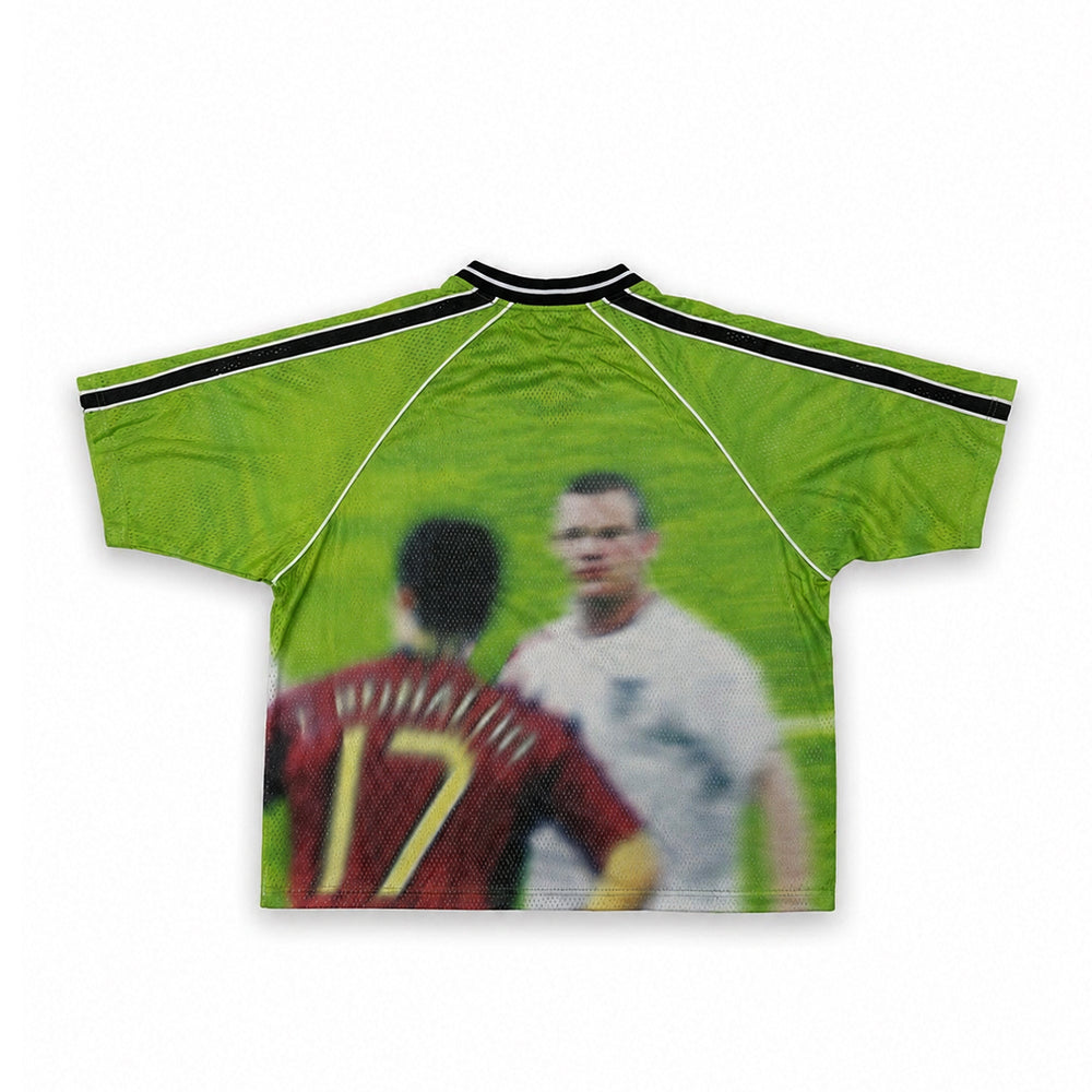 FRENEMIES FOOTBALL SHIRT GREEN/MULTI