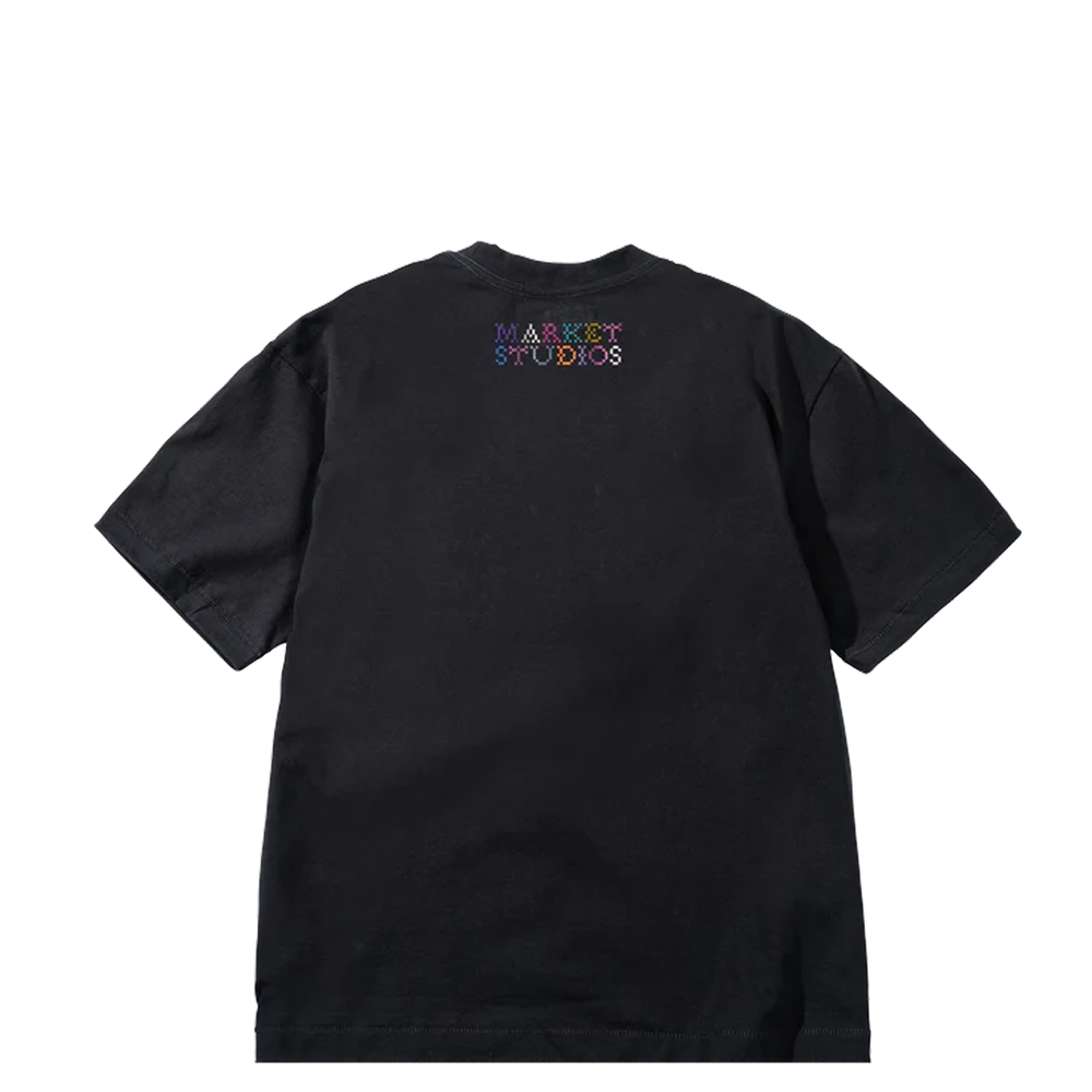 FOLK FITTED BEAR T-SHIRT BLACK