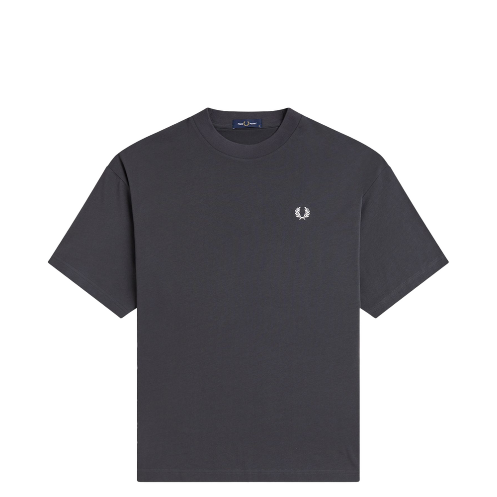 BACK PRINT LAUREL WREATH T-SHIRT ANCHOR GREY