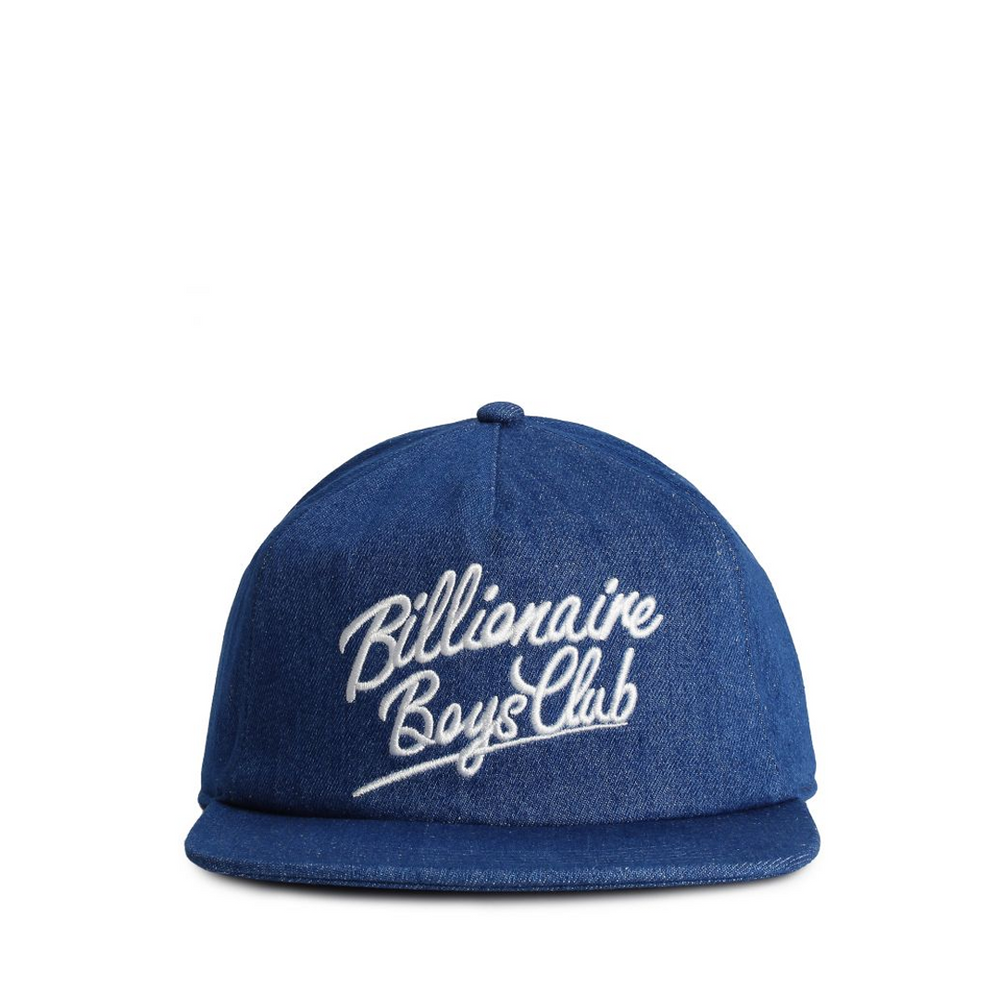 DENIM SCRIPT HAT