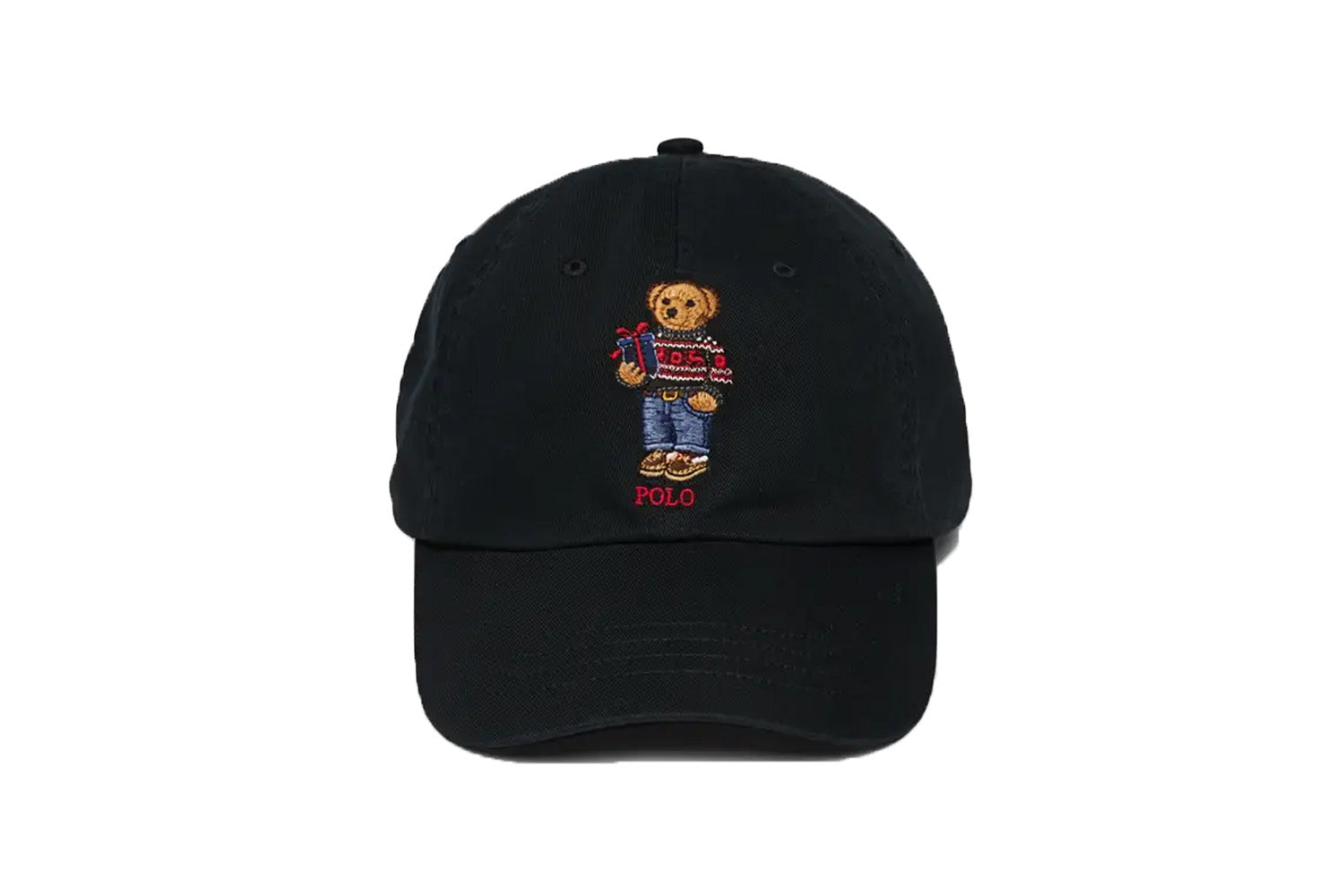 POLO BEAR 6/16 TWILL CAP BLACK