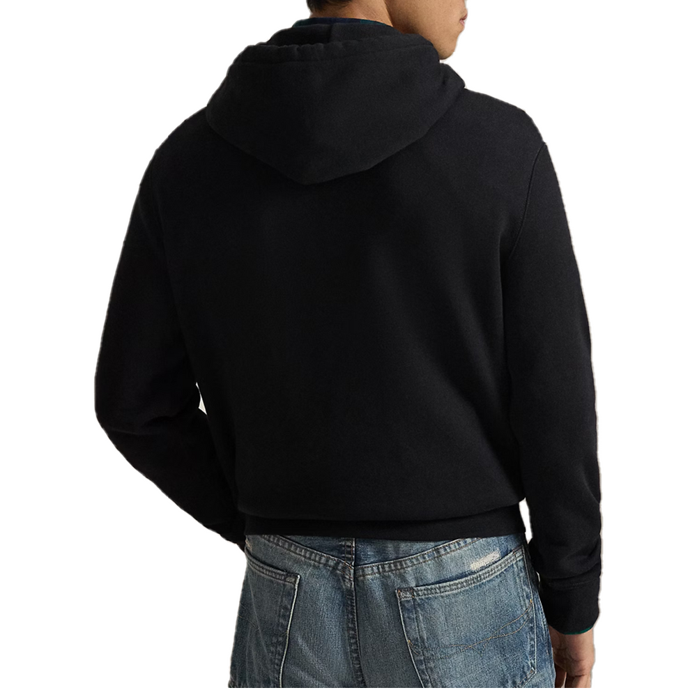 BEAR FLEECE HOODIE BLACK