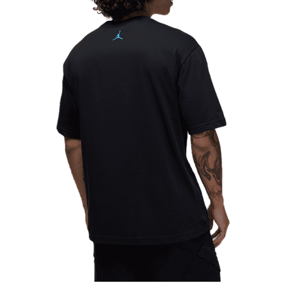 JORDAN FLIGHT PHOTO BLACK/BLUE TSHIRT