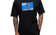 JORDAN FLIGHT PHOTO BLACK/BLUE TSHIRT