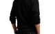 DOUBLE-KNIT MOCKNECK PULLOVER BLACK